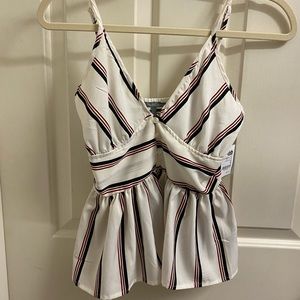 NWT Charlotte Russe striped tank xs